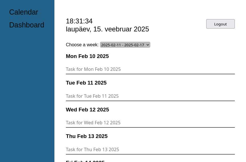 Task Management website image